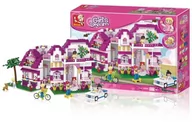 Klocki - Sluban Klocki Luksusowy Domek Willa 726 el. G062052 B0536 - miniaturka - grafika 1