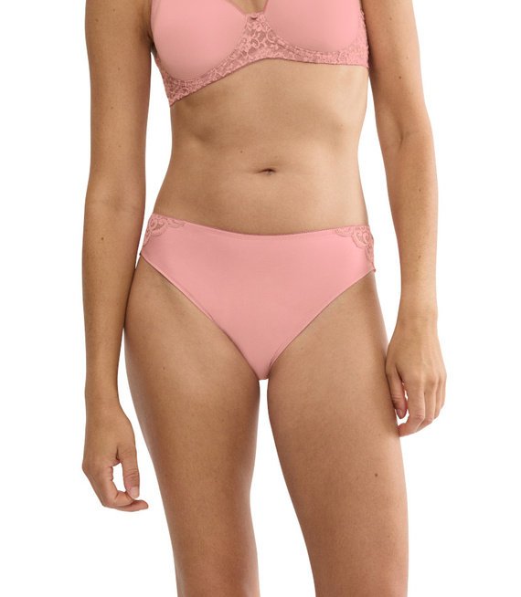 Majtki figi z koronką wygodne Triumph Amourette Tai róż / Cherry rose 36