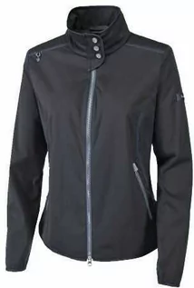 Bluzy sportowe damskie - Pikeur Bluza softshell DELA damska - anthracit - grafika 1