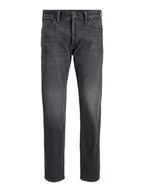 Spodnie męskie - Jack & Jones Dżinsy - Regular fit - w kolorze czarnym - miniaturka - grafika 1