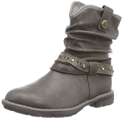 s.Oliver 45402 dziewczęce kozaki z krótką cholewką, brązowy - Braun Pepper 324-34 EU