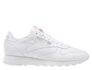 Buty męskie Reebok Classic Leather białe skóra 100008492 43 - Buty sportowe męskie - miniaturka - grafika 1