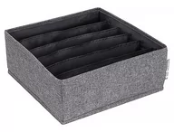 Pudła i pojemniki do przechowywania - Szary organizer do szuflady z przegródkami Bigso Box of Sweden Drawer, 29x11 cm - miniaturka - grafika 1