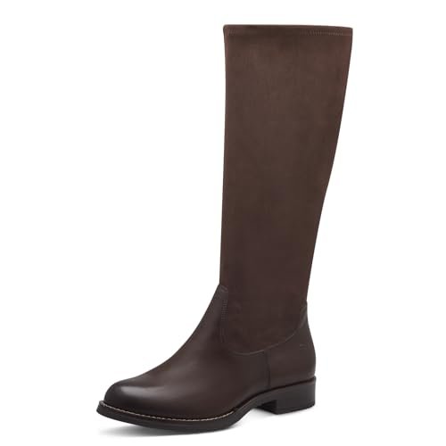 Tamaris Damskie Comfort Long Boot Flat 8-85502-43 modne kozaki, chestnut, 40 EU Weit