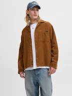 Koszule męskie - Jack & Jones Koszula sztruksowa w kolorze jasnobrązowym - miniaturka - grafika 1