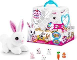 Zuru Pets Alive Mama Bunny & Baby Surprise - Zabawki interaktywne dla dzieci - miniaturka - grafika 1