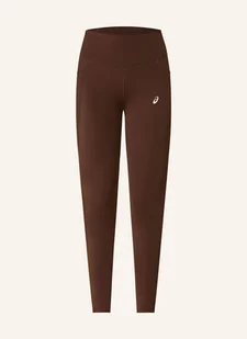 Asics Legginsy Do Biegania Nagino braun - Legginsy - miniaturka - grafika 1