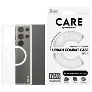 Etui do Samsung Galaxy S24 Ultra CARE by PanzerGlass Flagship QI Case Transparent - Etui i futerały do telefonów - miniaturka - grafika 1