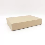 Opakowania gastronomiczne - Pudełko na kurczaka 260x190x50mm kraft 100 szt - miniaturka - grafika 1
