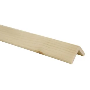 Kątownik świerk 50 g 40 x 40 x 1000 mm - Listwy przypodłogowe - miniaturka - grafika 1