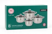 Zestawy garnków i patelni - MG Home Verso Zestaw garnków 8el. indukcja - miniaturka - grafika 1