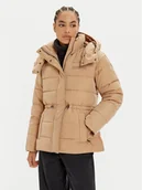 Kurtki damskie - Calvin Klein Kurtka zimowa K20K207739 Beżowy Regular Fit - miniaturka - grafika 1