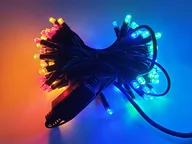 Oświetlenie świąteczne - Cortina, Lampki choinkowe,  100 LED, barwa różnokolorowa - miniaturka - grafika 1