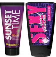 Balsamy i kremy do opalania - Soleo Sunset Time + Wild Tan Sexy Carrot Gratis - miniaturka - grafika 1
