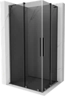 Kabiny prysznicowe - Mexen Velar L Duo kabina prysznicowa rozsuwana 100x90 cm, grafit, gun metal - 871-100-090-02-43-95 - miniaturka - grafika 1