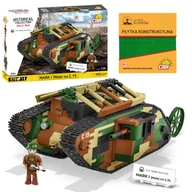 Klocki - Cobi 2993 Czołg Mark I Male No C.19 Great War Figurka 878 El. - miniaturka - grafika 1