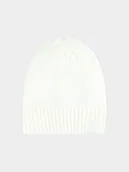 Czapki damskie - 4F Czapka zimowa damska - biała Uniwersalny - miniaturka - grafika 1