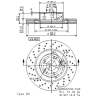 Tarcze hamulcowe - Tarcza hamulcowa BREMBO 09.9382.11 - miniaturka - grafika 1