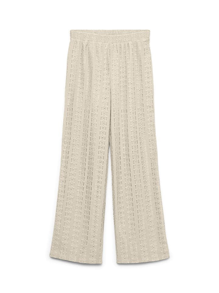 Vero Moda Spodnie w kolorze beżowym