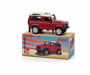 Samochody i pojazdy dla dzieci - Schuco Land Rover Defender Red Schuco Pape 1:64 452030700 - miniaturka - grafika 1