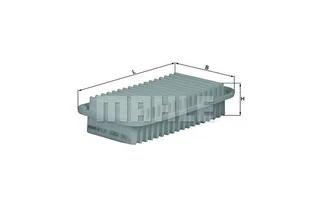 Filtr powietrza Mahle LX 1002 - Filtry powietrza - miniaturka - grafika 1