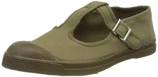 Sneakersy damskie - Bensimon Salomon Colordsole Enfant Slip On sneakersy dziecięce, uniseks, zielony - zielony Kaki 0612-24 EU - grafika 1