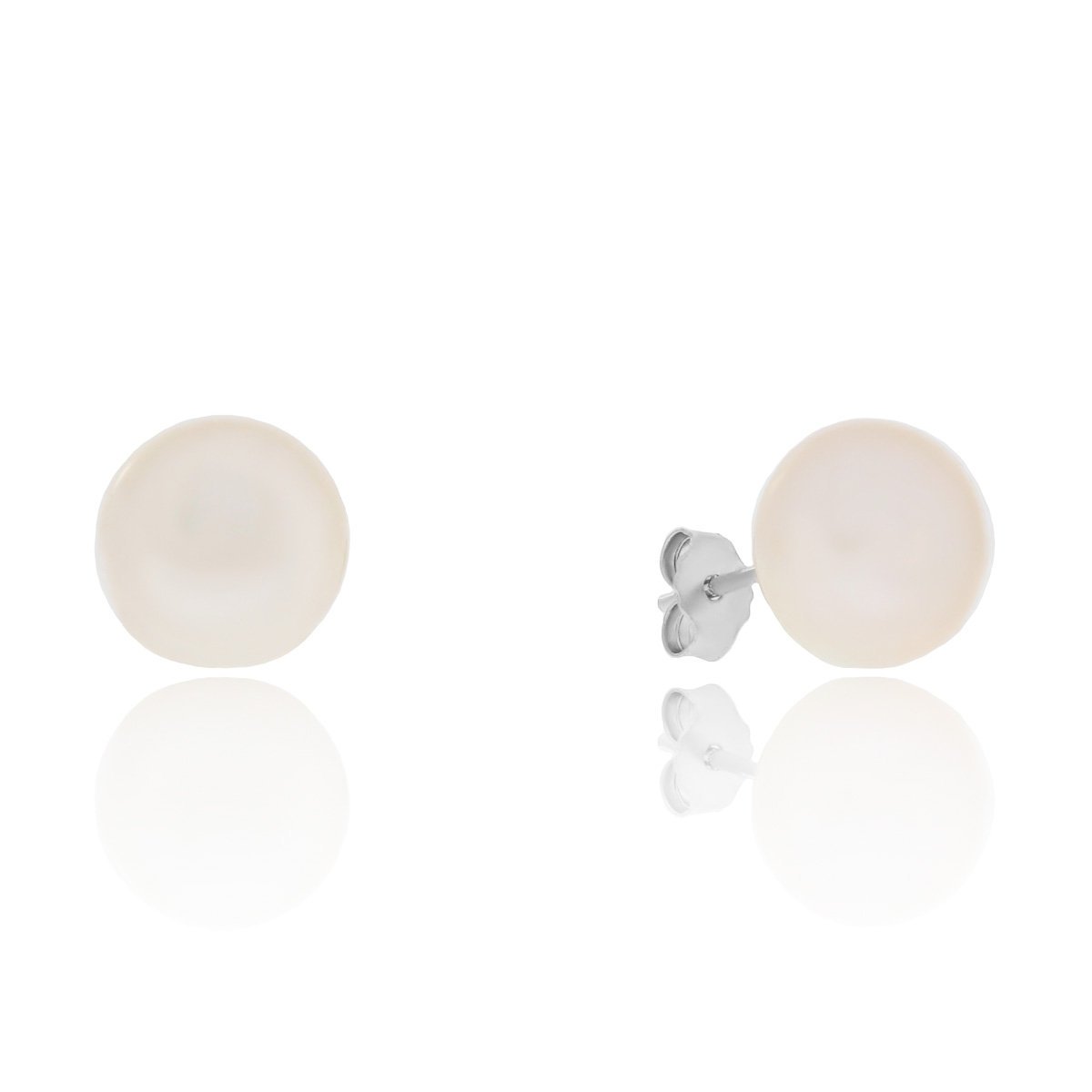 Srebrne kolczyki perełki sztyfty pr. 925