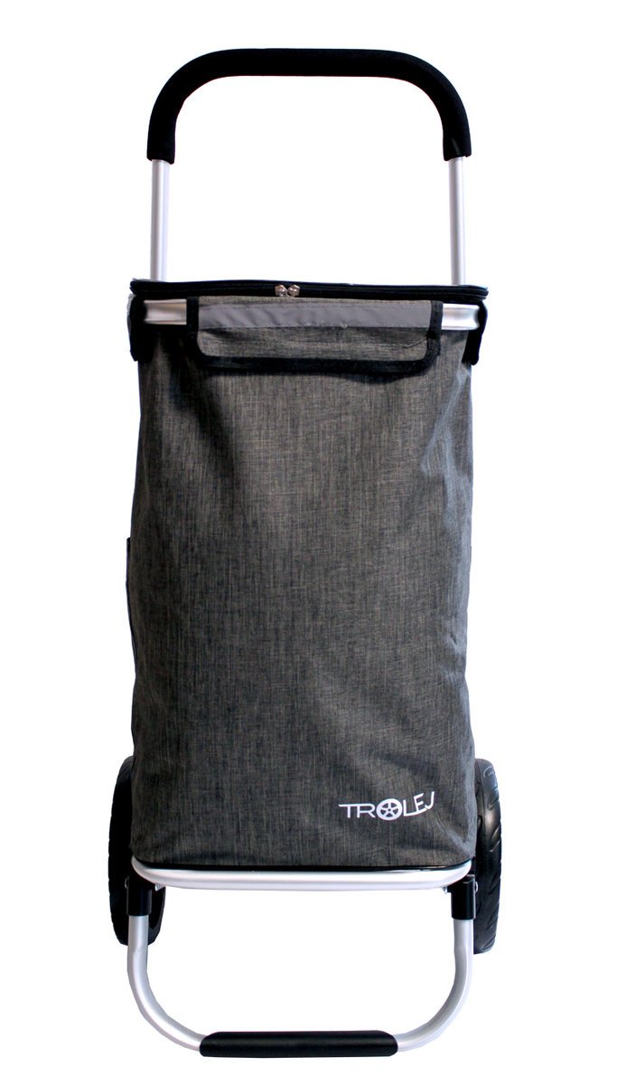 Wózek na zakupy torba zakupowa szara Trolej ST200
