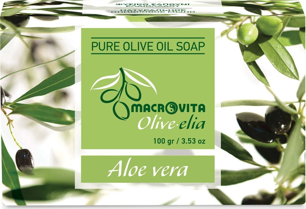 Macrovita Mydło z czystej oliwy z oliwek Aloes 100g