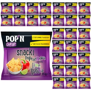 Sante POP'N CHRUP Popcorn Paprika&Lim 35g x 30 szt - Popcorn - miniaturka - grafika 1