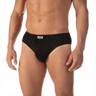 Kąpielówki męskie - LAMA Slipy CZARNE+ZIELONE+GRANAT r. XXXL, 3 szt. - miniaturka - grafika 1