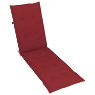 Poduszki ogrodowe - vidaXL Poduszka na leżak winna czerwień 75+105 x50x4 cm  314182 - miniaturka - grafika 1