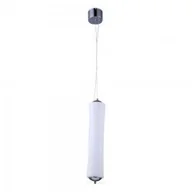 Oprawy, klosze i abażury - v-tac Oprawa LED V-TAC 24W LED Zwis BAMBOO Pojedynczy Triac Ściemnianie Biały VT-7027 3000K 1200lm - miniaturka - grafika 1
