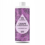 Odżywki do włosów - RONNEY Oil System Professional Grape Conditioner - odżywka do włosów wysokoporowatych, 1000ml - miniaturka - grafika 1