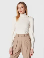 Swetry damskie - Lauren Ralph Lauren Golf 200882214002 Écru Slim Fit - miniaturka - grafika 1