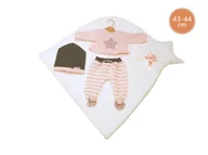 Lalki dla dziewczynek - 3-częściowy strój dla lalki New Born o wielkości 43-44 cm - miniaturka - grafika 1