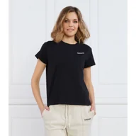 Koszulki i topy damskie - Patrizia Pepe T-shirt | Regular Fit - miniaturka - grafika 1