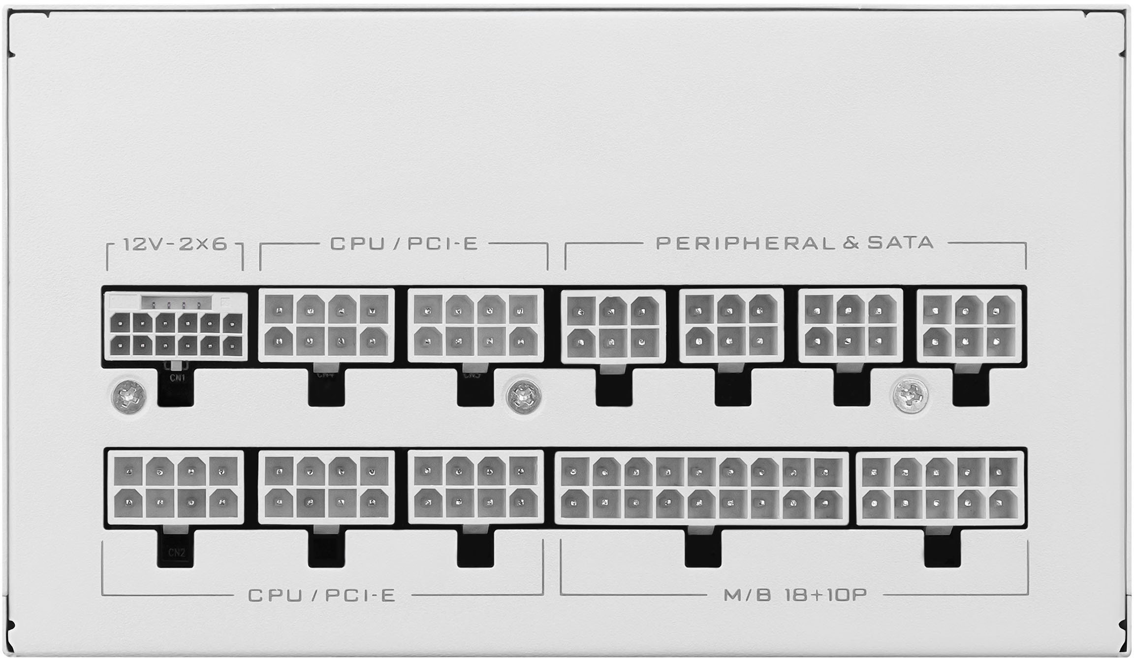 Lian-Li Zasilacz Lian Li SX Series 80 PLUS Platinum Zasilacz, w pełni modularny, PCIe 5.1, ATX 3.1 - 850 Watt, biały
