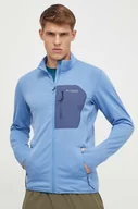 Bluzy męskie - Columbia bluza sportowa Triple Canyon kolor niebieski z aplikacją - miniaturka - grafika 1