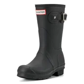 Kalosze damskie - Hunter Oryginalne krótkie kalosze damskie, granatowy, 36 EU - miniaturka - grafika 1