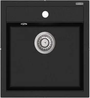 Zlewozmywaki - Aquasanita SINK TESA SQT100-601W-7783 BLACK - miniaturka - grafika 1