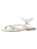 Sandały damskie - Tamaris Damskie 1-1-28126-28 760 37 płaskie sandały damskie, miętowe, UE - miniaturka - grafika 1