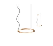 Lampy sufitowe - Redo 01-2203 - LED Żyrandol na lince UNION LED/34W/230V 3000K śr. 60 cm złoty - miniaturka - grafika 1