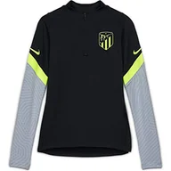 Koszulki i topy damskie - Nike Koszulka z długim rękawem ATM Y NK DRY STRKE DRIL TOP CL, czarny/wilk szary/(wolt) (bez sponsora-3rd), L - miniaturka - grafika 1