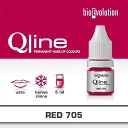Pigment Bioevolution Red 705 - Qline - 5ml - Pozostałe akcesoria kosmetyczne - miniaturka - grafika 1