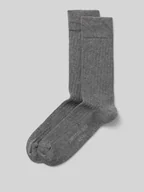 Skarpetki męskie - Skarpety z nadrukiem z logo w zestawie 2 szt. - miniaturka - grafika 1