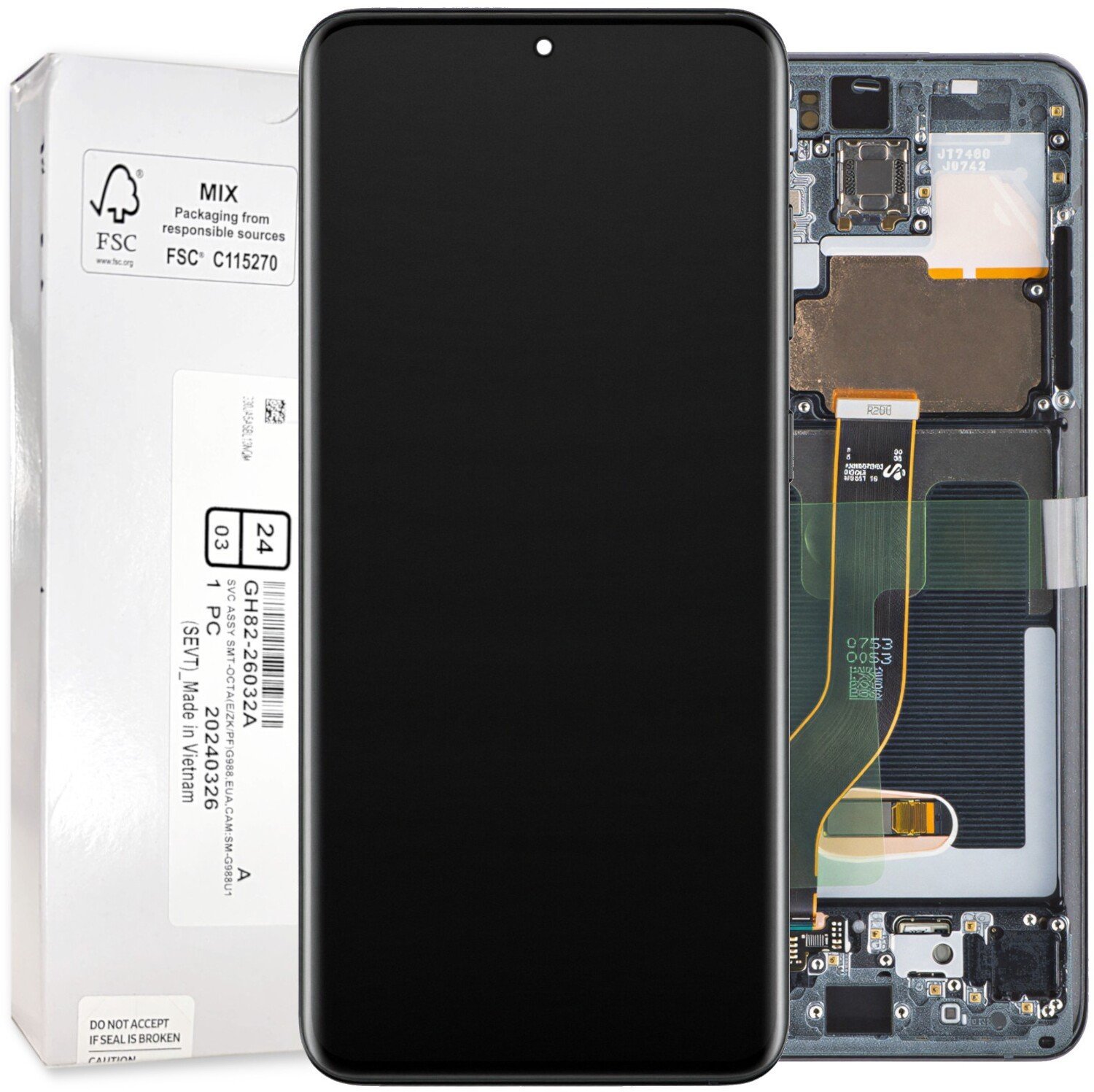 Bateria Samsung Wyświetlacz Samsung Galaxy S20 Plus 4G / 5G LCD SM-G985F SM-G986F Oryginał
