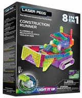 Klocki - Laser Pegs  8 in 1 Construction Runner RN2170B - miniaturka - grafika 1