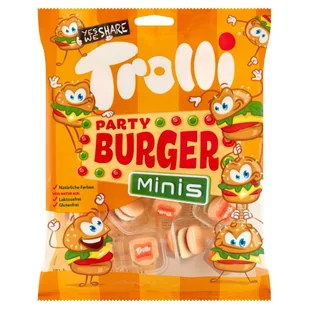 Trolli Mini Burger żelki o smaku owocowym w kształcie ham... - Żelki - miniaturka - grafika 1