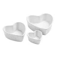 Pozostałe akcesoria barmańskie - Premier Housewares 3-cz. Zestaw miseczek biały 0104511_White - miniaturka - grafika 1